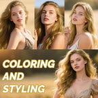 Blonde Temporary Hair Color Spray, SOVONCARE Natural Hair Wax Dye Spray for Kids Halloween, Christmas Party, Cosplay -On 1-Day Washable 120ML