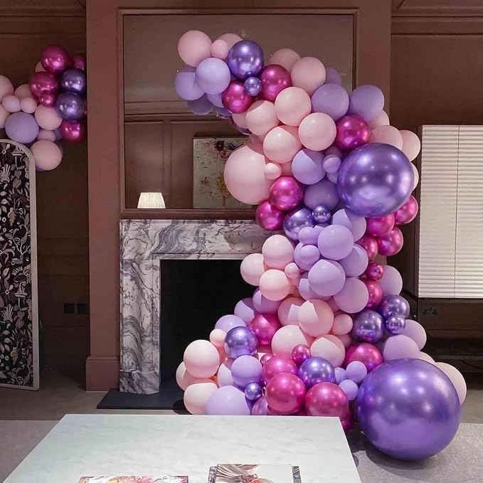 Pink and Purple Balloons - Image 6