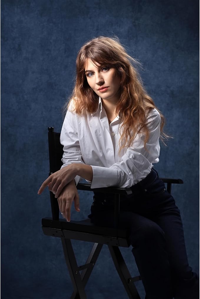 UrcTepics 8×10 ft Denim Blue Fabric Photo Backdrops, Classic Abstract Texture - Image 4