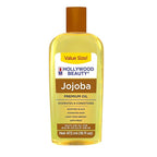 Hollywood Beauty Jojoba Oil for Hair, Scalp, and Skin, VALUE SIZE 16 fl oz - Hydrates and Conditions