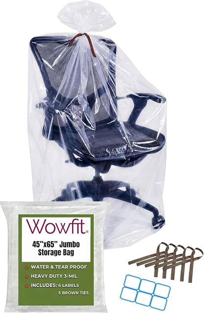 Wowfit Giant Large Plastic Bags by Wowfit