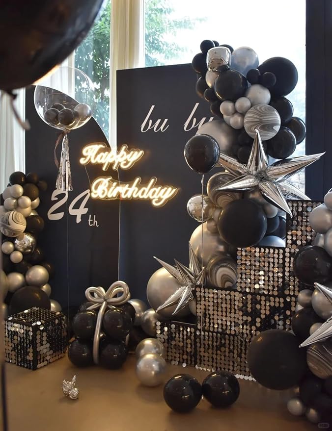 Black Balloons 12 inch - Image 6