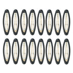 16 Pieces Hair Clips for Thick Hair 2.8 Inch Oval Shape Black XL Hair Clips for Women Metal Snap Non-Slip Hair Grips Hair Accessories