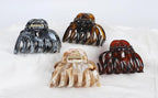 Octopus Hair Claw Clips for Thick, Long, Wavy, Curly Hair - French Large Big Clips, Strong Hold Non-Slip Grip, Tortoise Shell Accessories for Women