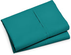 Bare Home Microfiber Pillow Cases - King Size Set of 2 - Cooling Pillowcases - Double Brushed - Emerald Pillowcases 2 Pack - Easy Care (King Pillowcase Set of 2, Emerald)