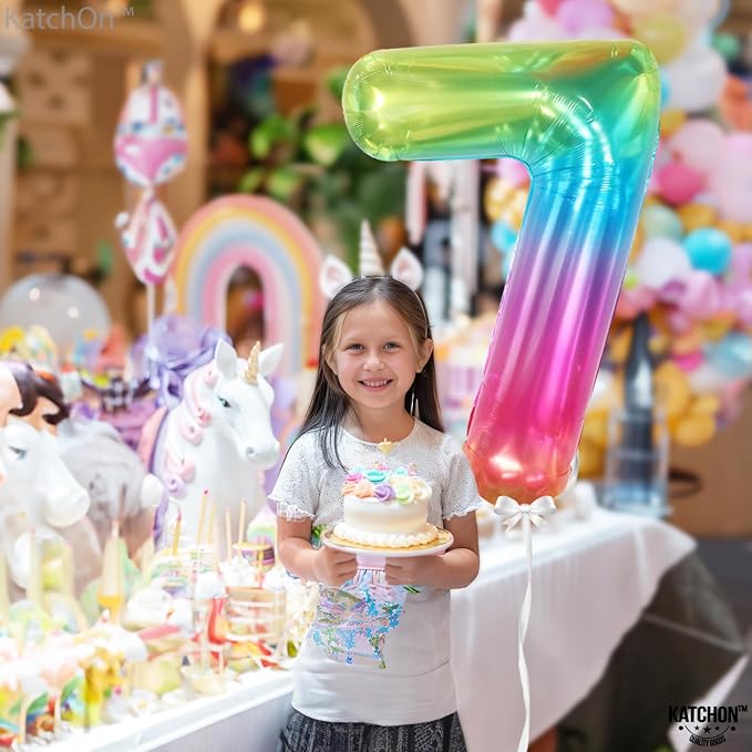 KatchOn Giant Jelly Number 7 Balloon - Image 6