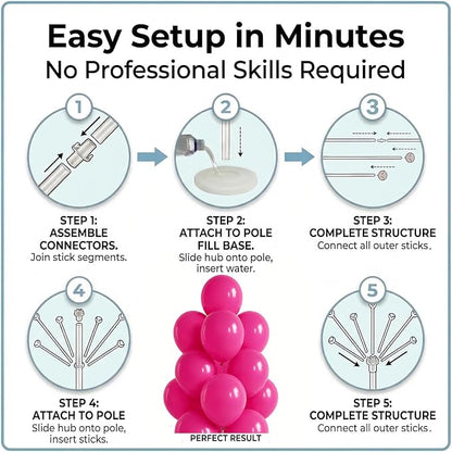 Balloon Column Kit for Floor Set 2 - Image 3