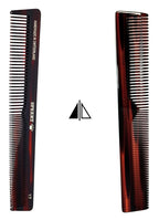 #17 Handmade Wide Narrow Tooth Mustache Beard Comb Small Tortoise Havana Acetate Thick Coarse Curly Fine Short Pocket Sized Facial Hair Grooming Tangle Free Beard Straightener Growth Care Comb
