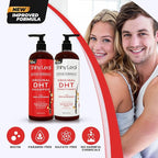 DHT Blocker Shampoo and Conditioner - For Women And Men, Made In USA, Anti-Hair Loss Treatment, With Biotin, Castor Oil, Rosemary Oil and Procapil, For Thinning Hair And Hair Loss