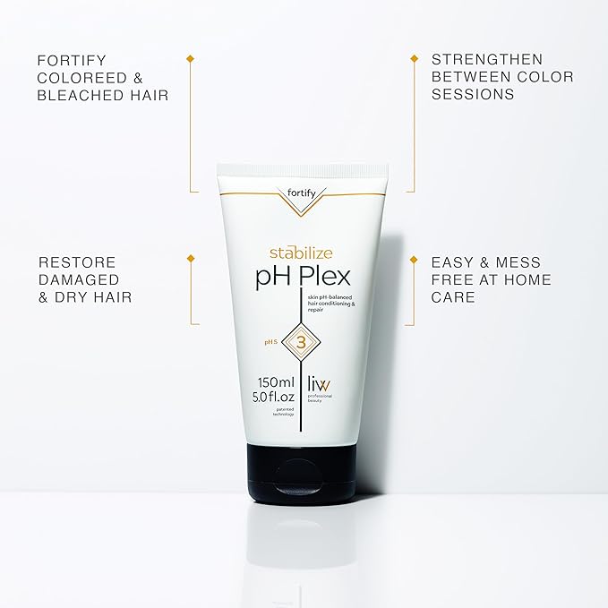 pH Plex Nourishing Hair Mask Treatment - Fortifies Hair Between Coloring & Bleaching - Salon Quality Results at Home - 150ml Tube