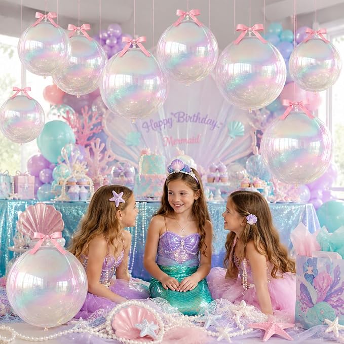 Iridescent Round Foil Balloons - Image 3
