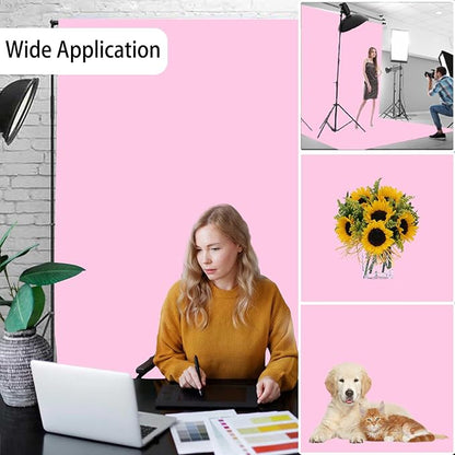 Pink Photography Backdrop for Photoshoot, Fabric 10x10ft | Versatile Studio - Image 2