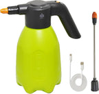 0.5 Gallon Electric Spray Bottle - Garden Sprayer & Plant Mister with Adjustable Nozzles, Rechargeable Battery Powered, Automatic Watering Can for Indoor/Outdoor Plants