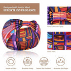 Wide Headbands for Women Knotted No Slip Head Bands Soft Turban Headband Hair Accessories Boho African Solid Color Head Wraps for Women Yoga Workout Pack of 6