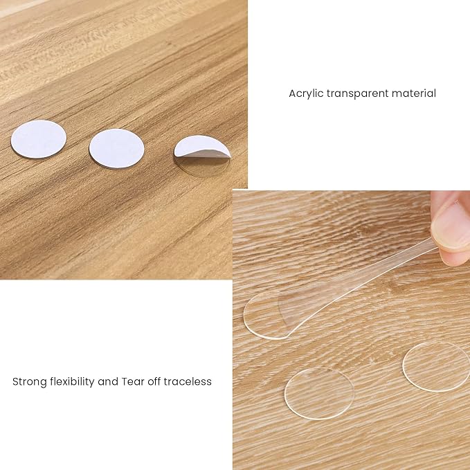 120Pcs Sticky Clear Adhesive Dots, 20mm/0.79" Double Sided Glue Dots, Removable - Image 3