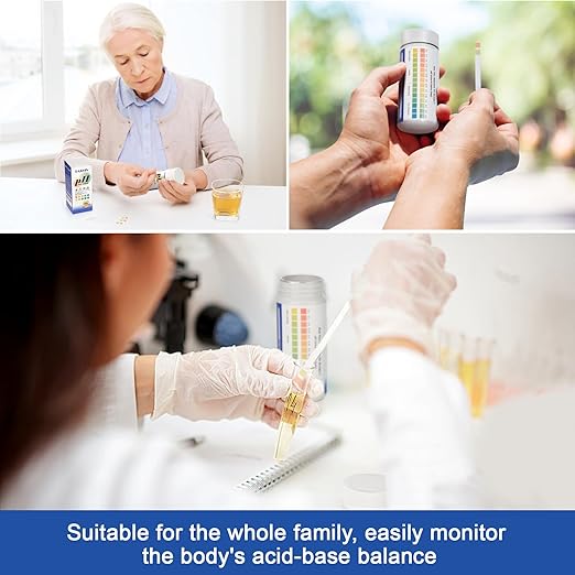 pH Test Strips 4.5-9,200 Litmus Paper pH Strips for Urine & Saliva - pH Balance Test Strips for Accurate Body pH Testing, Health Monitoring, and Wellness Management, Fast & Reliable pH Measurement