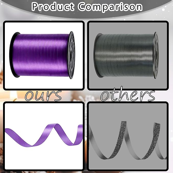 500 Yard Rainbow Ribbon, for Balloons, Balloon String, Curly Ribbon Curly - Image 7