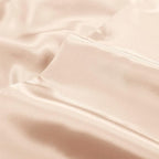 Aormenzy Beige Satin Pillowcase for Hair and Skin, Satin Pillow Cases for Women Standard Size Set of 2 with Envelope Closure Silky Pillow Covers Wrinkle, Fade Resistant (20x26 Inches)