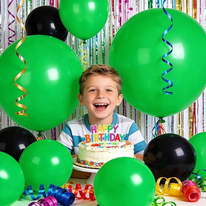 32Pcs Green Big Balloons 18 Inch, Round Large Latex Party Balloons - Image 4