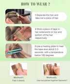 SURNEL Tape in Hair Extensions Human Hair Color #60 Platinum Blonde Remy Tape in Hair Extensions 20 inch 20pcs 50g(#60-20)