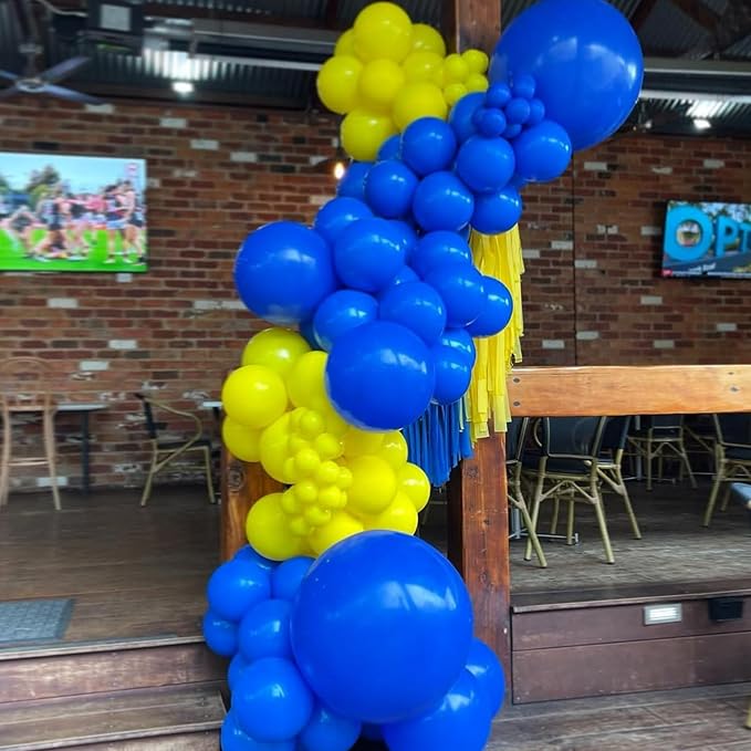 YMSZ Blue and Yellow Balloons Arch Kit, Graduation, Baby Shower Party - Image 7