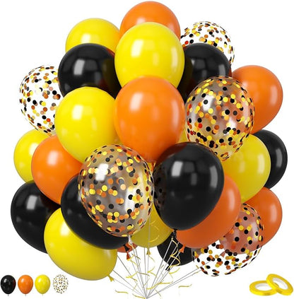Construction Balloons, Truck Theme Latex Party Balloons by Saxuxu