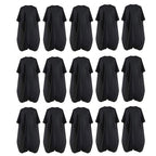 Black Waterproof Hair Salon Cape Professional Barber Cape with Metal Snap Closure Hair Cutting Cape (Black-15 Pack)