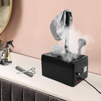 Nano Hair Steamer 1750W, Standing Hair Color Processor, Professional Nano Mist Hair Steamer, Beauty Salon Hair Machine for Deep Hair Care Repair (1750W Black)