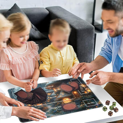 for TCG Playmat with Zones, Non-Slip Rubber Bottom Trading Card Game Mat with - Image 6