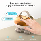 arboleaf Electric Scalp Massager Head Massager Scalp Stress Relax, 5 in 1 Kneading 128 Massage Nodes, Waterproof Hair Massage with 8 Removable Claws Cat Scratcher, Gift for Dad Mom