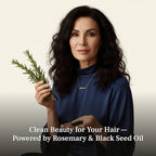 PUREANCE Hair Therapy - Hair Growth Oil for Dry & Frizzy Hair - Scalp Serum for Women & Men - With Aloe Vera Gel, Castor, Argan, Black Seed, Rosemary & Peppermint Essential Oils & More - 2 Fl OZ