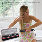 Yewltvep Case for One-Step Volumizer Plus 2.0, Hard Travel Case Fits for One-Step Volumizer Plus, Hair Dryer and Styler Hot Air Brush Storage Organizer, Carrying Box for Hair Dryer Brush(Box Only)