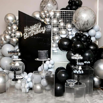RUBFAC Silver Balloons 120pcs 12 Inch, 2026 International Football Game Decor - Image 6