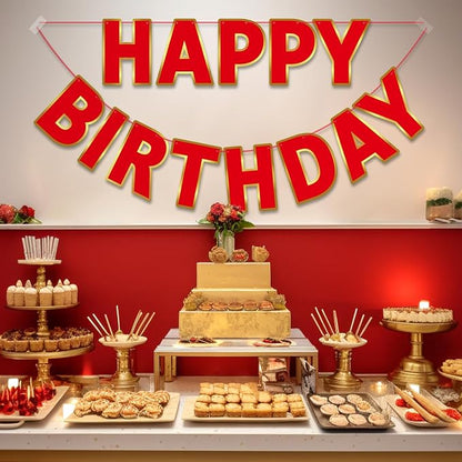Pre-Strung Happy Birthday Banner - Image 5