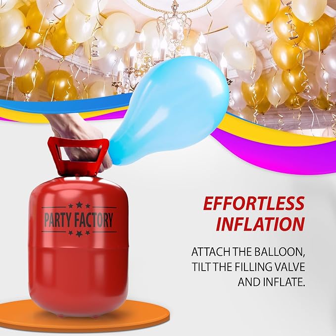 Party Factory – 4x Helium Tank - Image 4