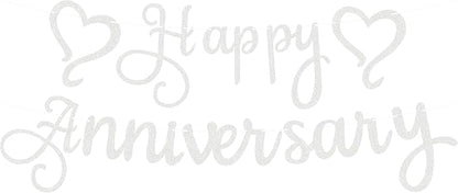 Pre-Strung Happy Anniversary Banner by EONNCNT
