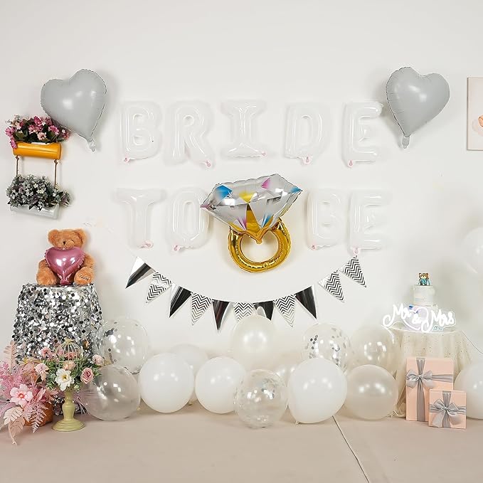White Bachelorette Party Decorations - Image 3