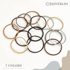 Dark Brown Thin Small Elastic Hair Ties, 2mm Hair Bands Accessories for Girls Women Kids, Non-Slip No Pull Strong Ponytail Holders for Fine to Medium Thick 80 Pcs