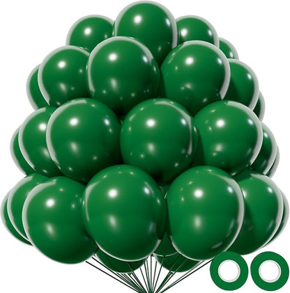 Dark Green Balloon 12 Inch by Kawkalsh