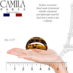 Camila Paris CP1574 French Hair Clip for Women Thick Hair for Long Curly Wavy Hair, Girls Hair Claw Clips Jaw, Durable Styling Big Claw Clip for Thick Hair, Strong Hold No Slip Grip, Made in France