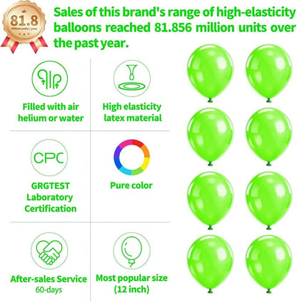 110pcs Green Balloon 12 inch - Image 2