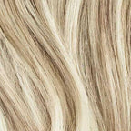 Luxy 100% Remy Human Hair – Halo Clip-In Hair Extensions –Natural Looking Volume & Length - One-Piece - Easy 5-Min Application 180 grams 20" Beige Blonde Balayage