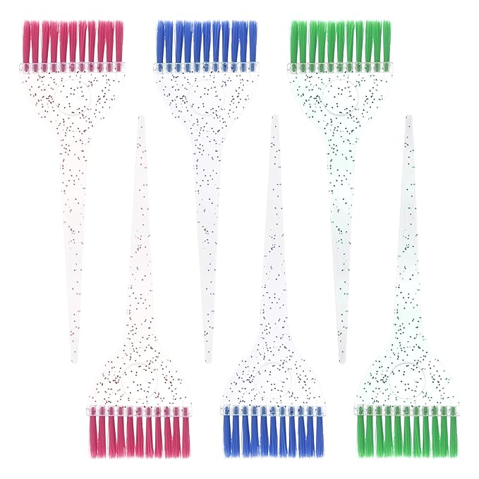 Hair Dye Brushes Color Tint Applicator Hair Coloring Dyeing Brush Kit for Solon 6 Pack