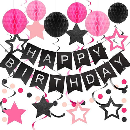 meowtastic Birthday Decorations Happy Birthday Banner by meowtastic%C2%AE%E2%80%94Idealforyourparty