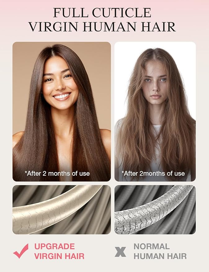 DOORES Invisi Edge Tape in Wide Hair Extensions Human Hair, Dark Brown to Chestnut Brown 4PCS Injection Tape ins 20g 24 Inch, Virgin Human 3 Inch Wide Injected Extensions Invisible