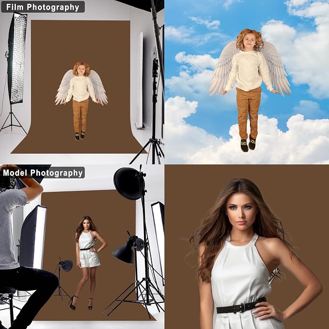 Dark Brown Photography Backdrop - Image 4