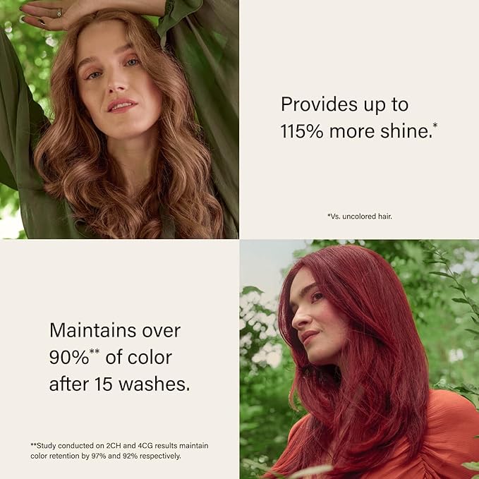 ion Inspired By Nature Permanent Hair Color Black Cherry 3IR, made from 100% naturallyderived polymers, cruelty free, vegan, PPD free, recyclable packaging, 2.05 oz