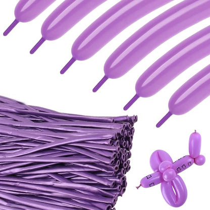 260 Balloons - Pearl Purple Long Balloons by KEXINGTUO