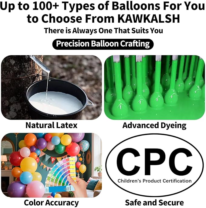 Green Balloon Arch Kit 111Pcs 18 12 5 Inch Latex Party Balloons Garland - Image 2