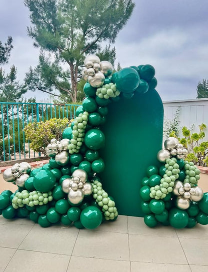 Dark Green Balloons, Forest Green Balloons - Image 2